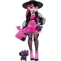 MONSTER HIGH Draculaura muñeca 11"/28 cm con accesorios